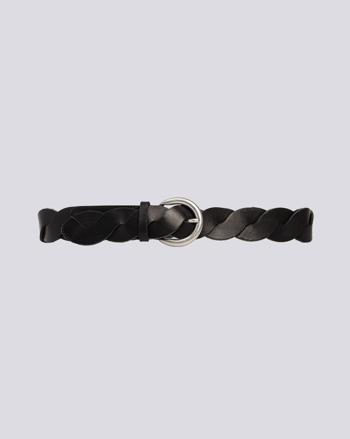 GOLAN BRAIDED SOFT LEATHER BELT image number null