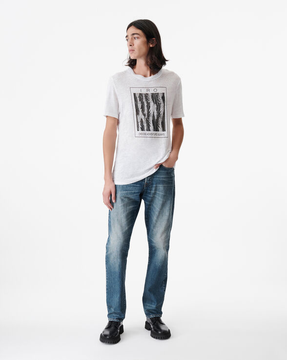 JOROW PRINTED ROUND-NECK T-SHIRT