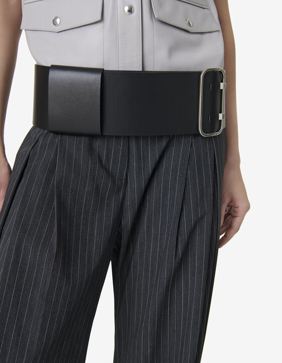 WIDE LEATHER BELT