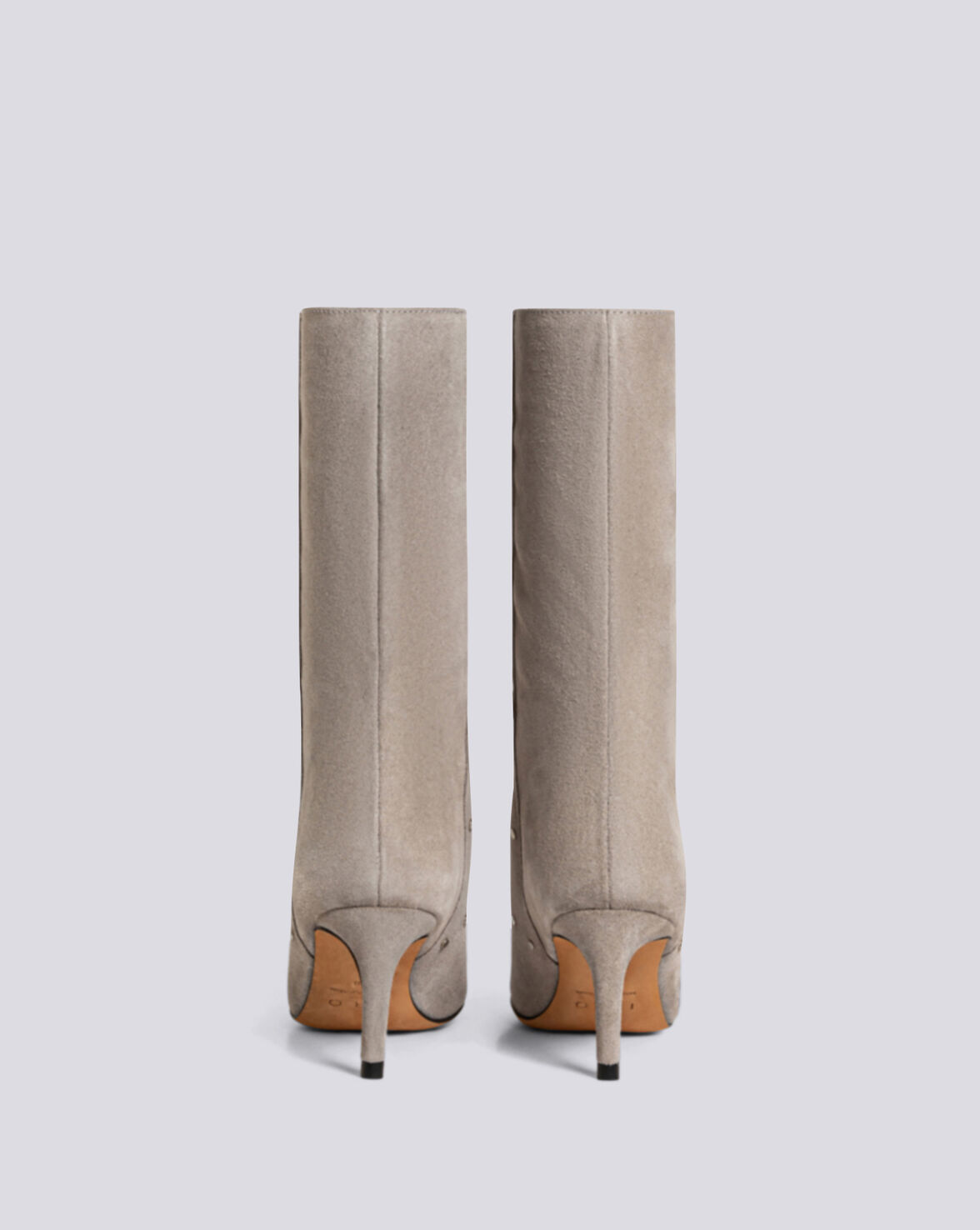 MILOW STUDDED SUEDE SLOUCH BOOTS image number null