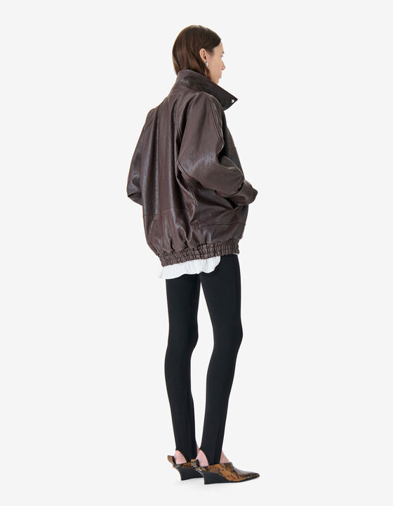 OVERSIZED LEATHER JACKET