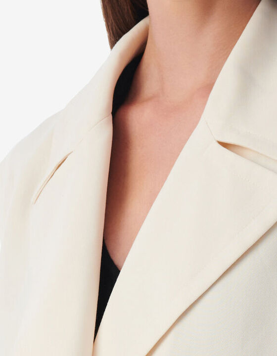 SLEEVELESS SUIT JACKET