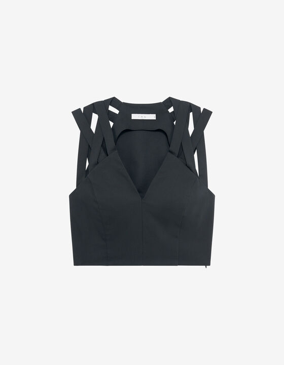 CROSS-STRAP TOP