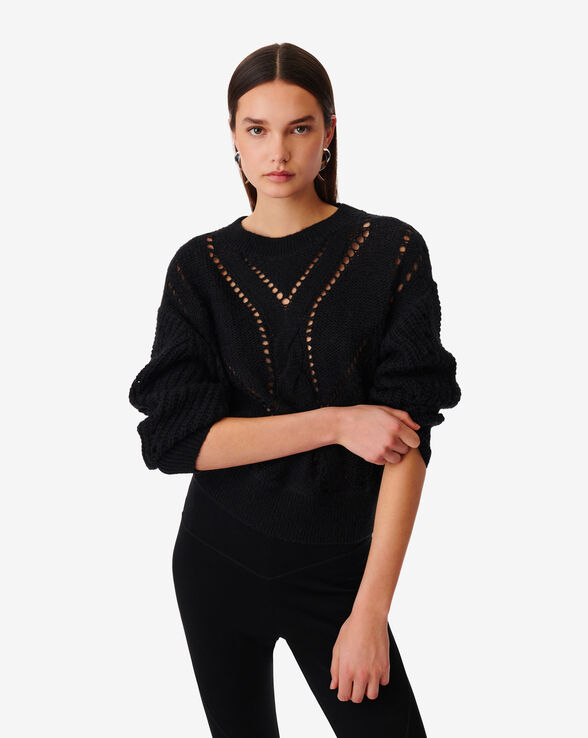 TEODORA CABLE-KNIT SWEATER