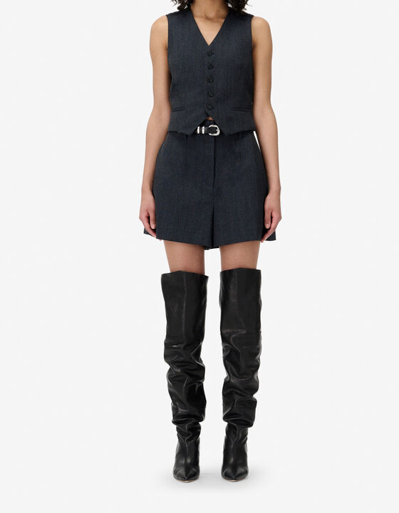 SHORT TAILLE HAUTE