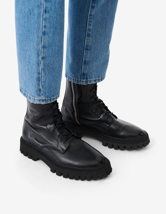 LACE-UP LEATHER RANGERS