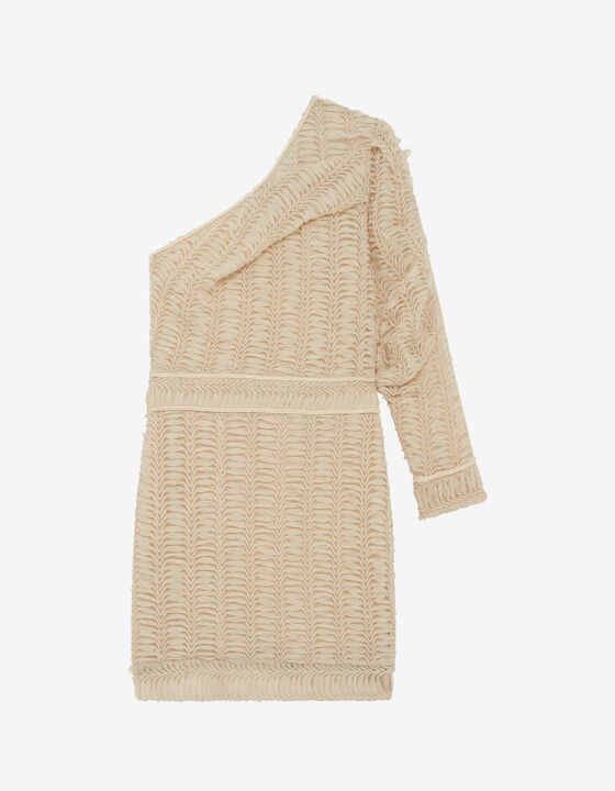 ROBE COURTE ASYMÉTRIQUE