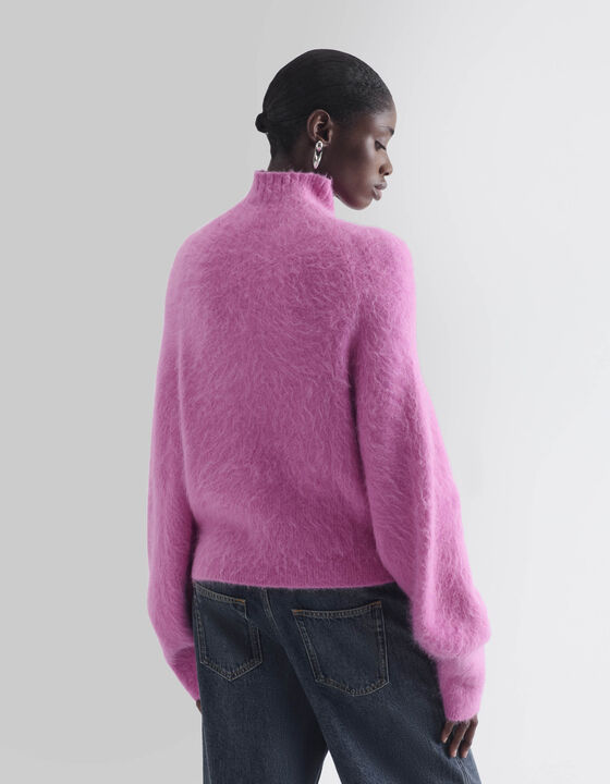 HIGH-NECK KNITTED SWEATER