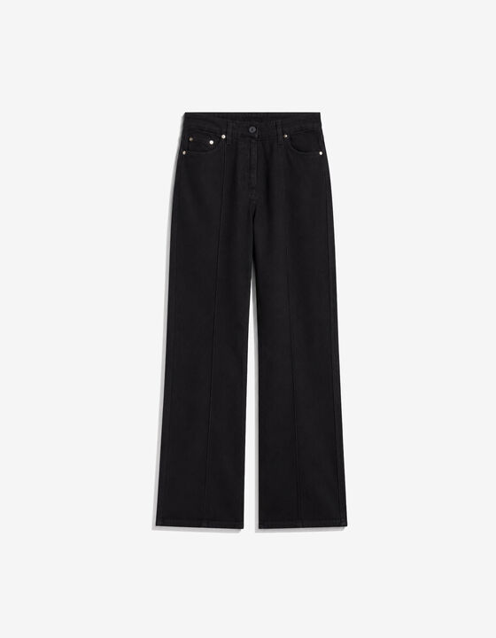 STRAIGHT-LEG DENIM PANTS
