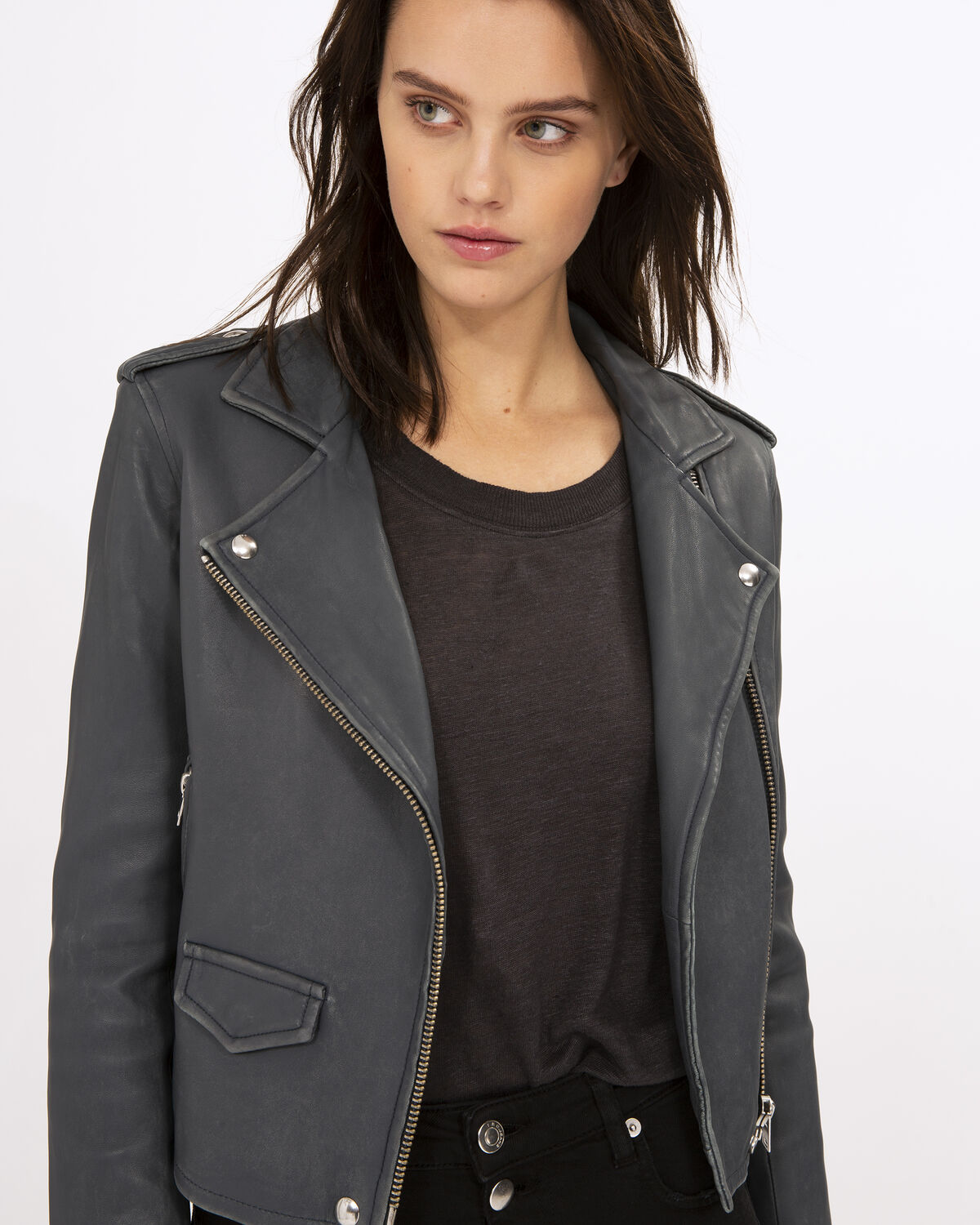 Women Iro Ashville Leather Jacket