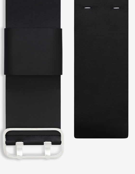 WIDE LEATHER BELT