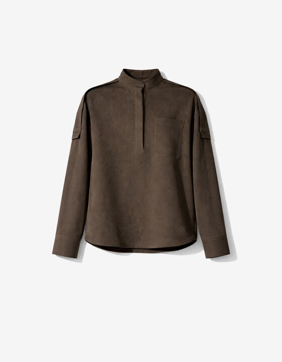 MAO COLLAR SHIRT