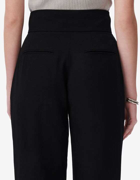 HIGH-WAISTED SUIT PANTS