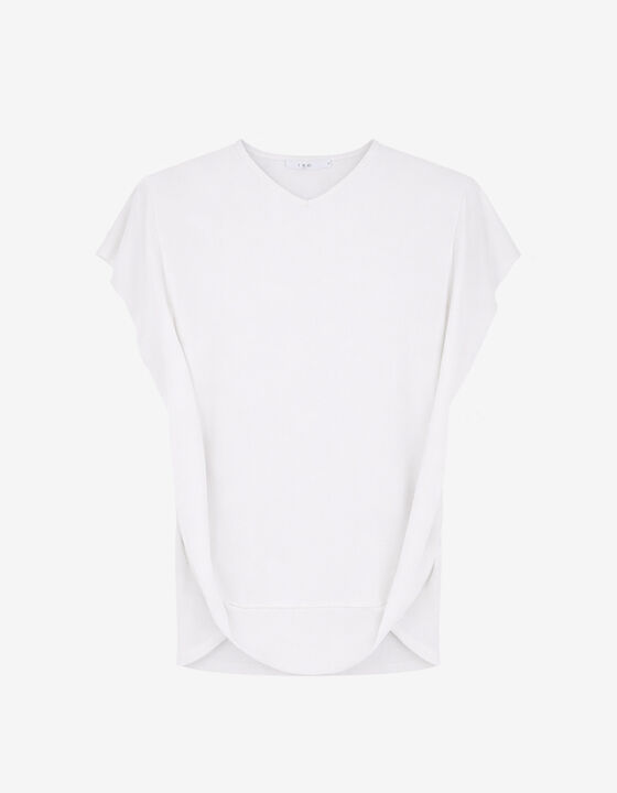 RUFFLE T-SHIRT DRESS