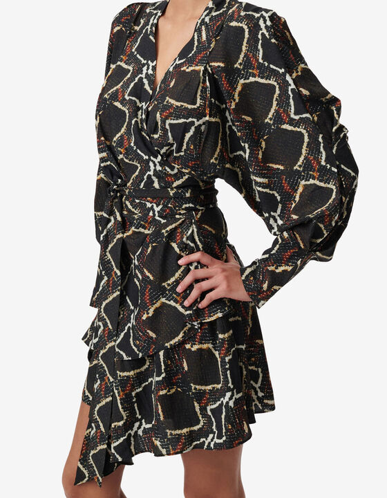 PRINTED MINI DRESS