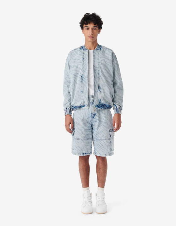 DENIM BOMBER