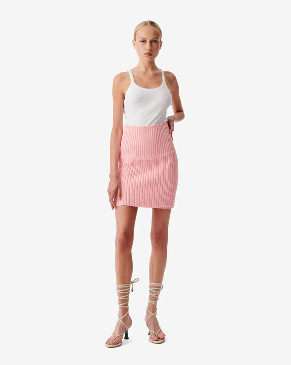 JUPE COURTE EN MAILLE UOTA