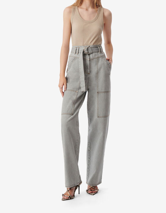 CROPPED RIBBED TANK TOP