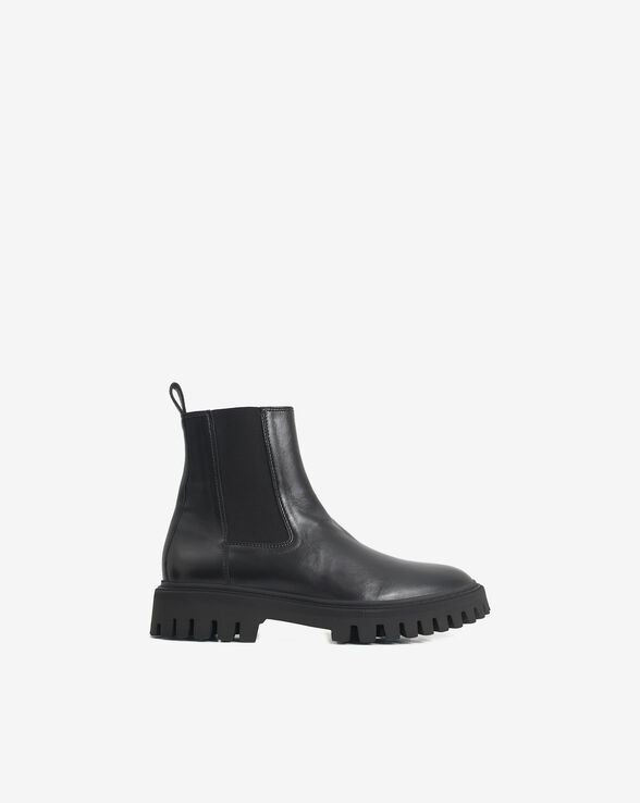 KOSMIC CHELSEA LEATHER BIKER BOOTS