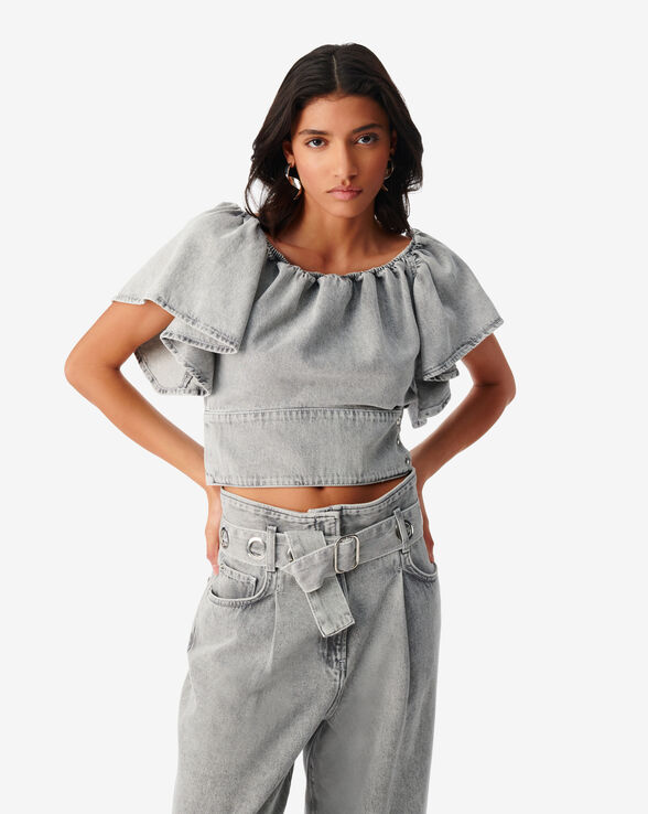 KENZA DENIM TOP