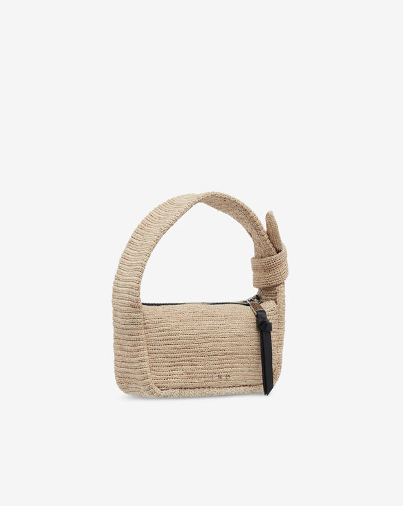 NOUE BABY RAFFIA BAG WITH BOW