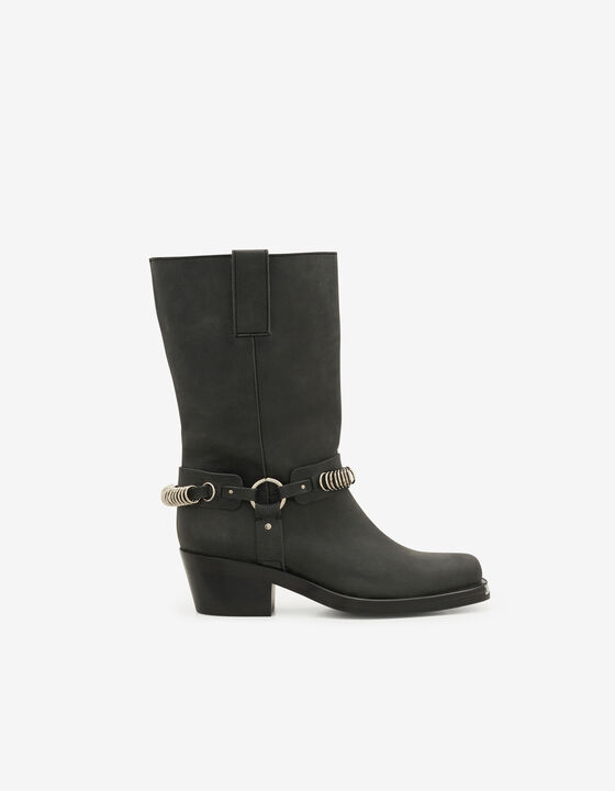 MOTTY SILVER LOW BOOTS
