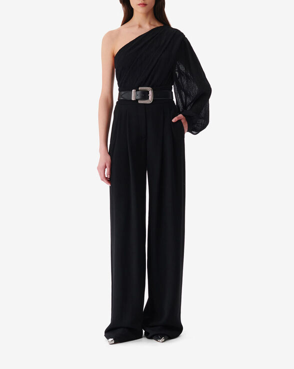 PANTALON LARGE TAILLE HAUTE JEON