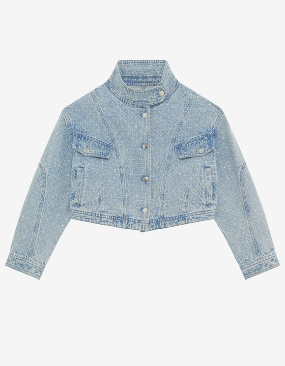 VESTE À STRASS
