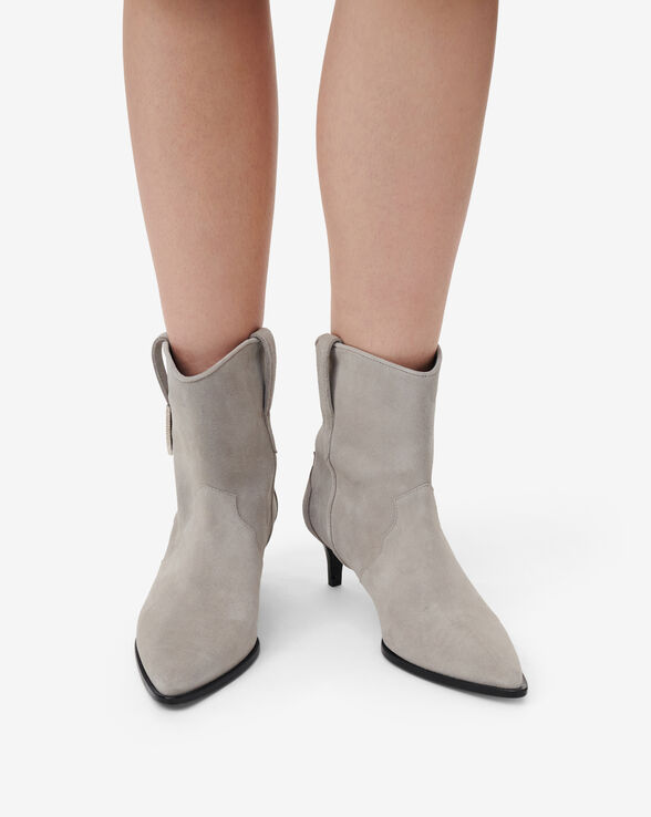OPALE SUEDE LEATHER ANKLE BOOTS