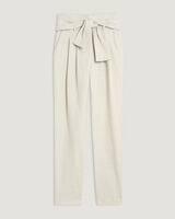 MADEON CROPPED PAPERBAG TROUSERS image number null