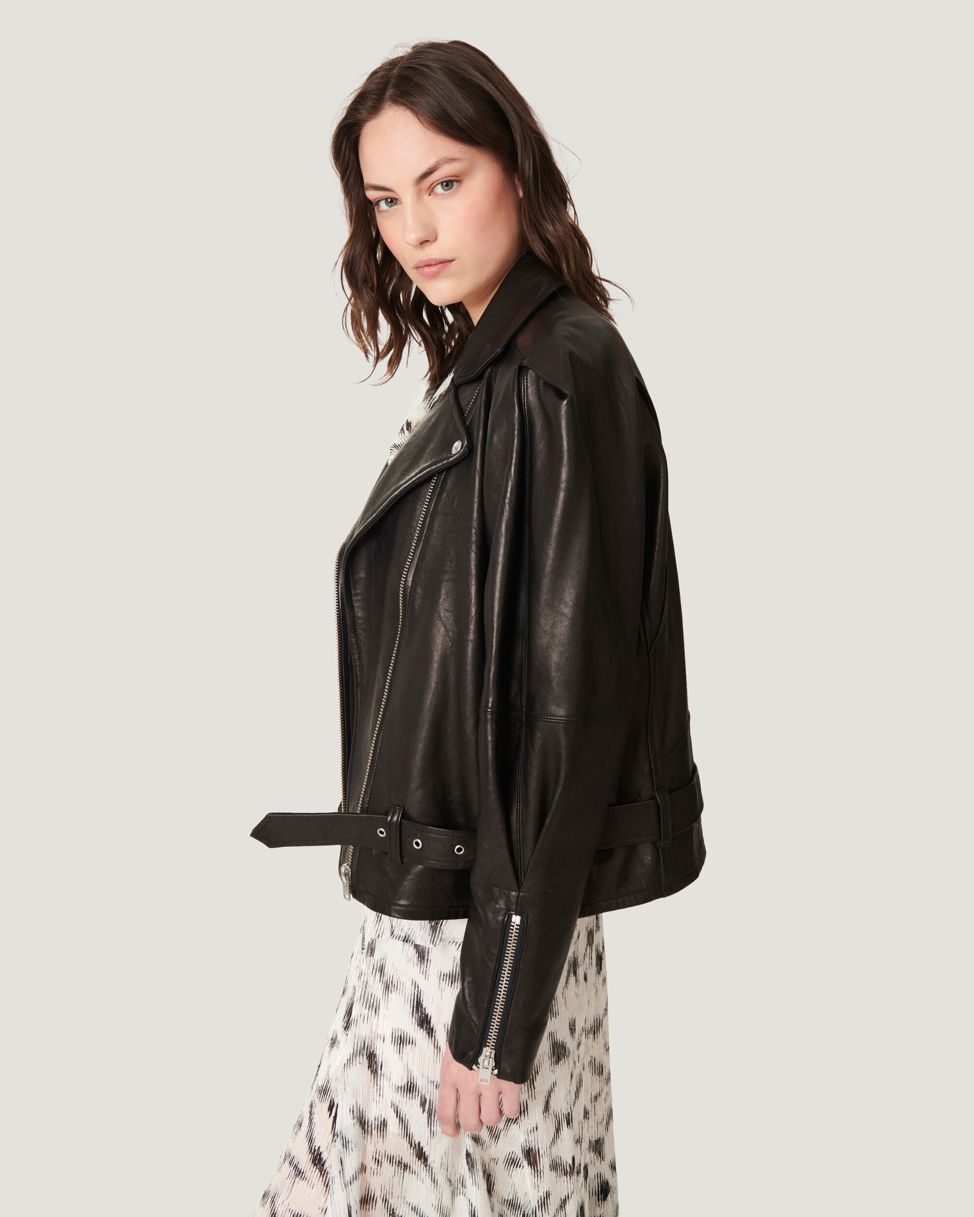 iro black leather jacket