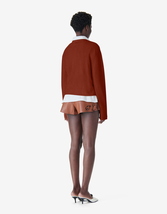 ALPACA ROUND NECK SWEATER