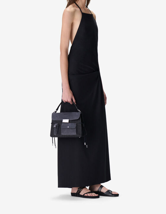 LONG STRAPLESS DRESS