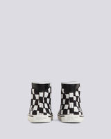 CAHILL LACE UP CHECKERED SNEAKERS image number null