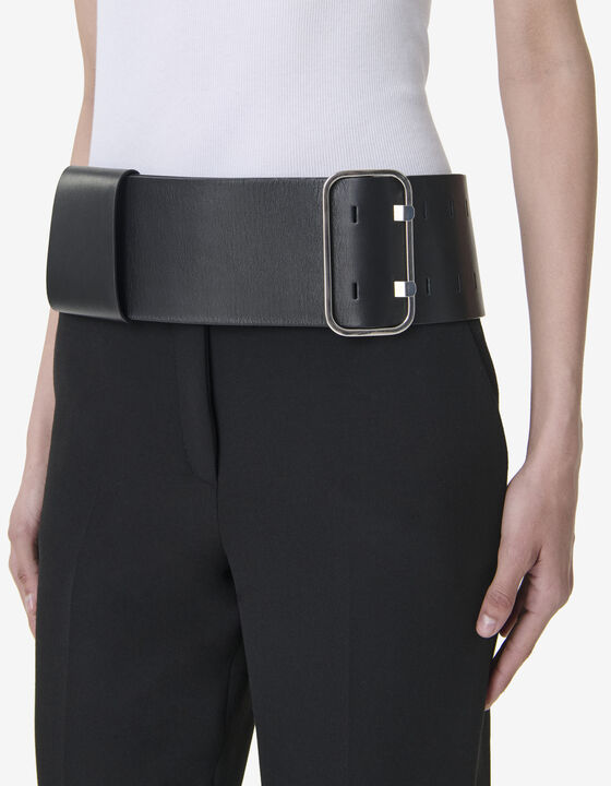 WIDE LEATHER BELT