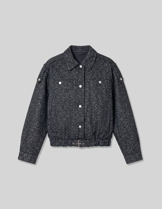 BLOUSON OVERSIZE CEINTUR&Eacute;