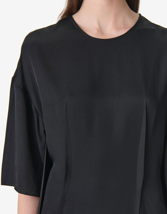 ROBE MIDI &Agrave; COL ROND