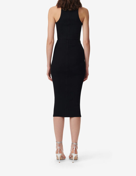 JUPE MIDI C&Ocirc;TEL&Eacute;E EN JERSEY