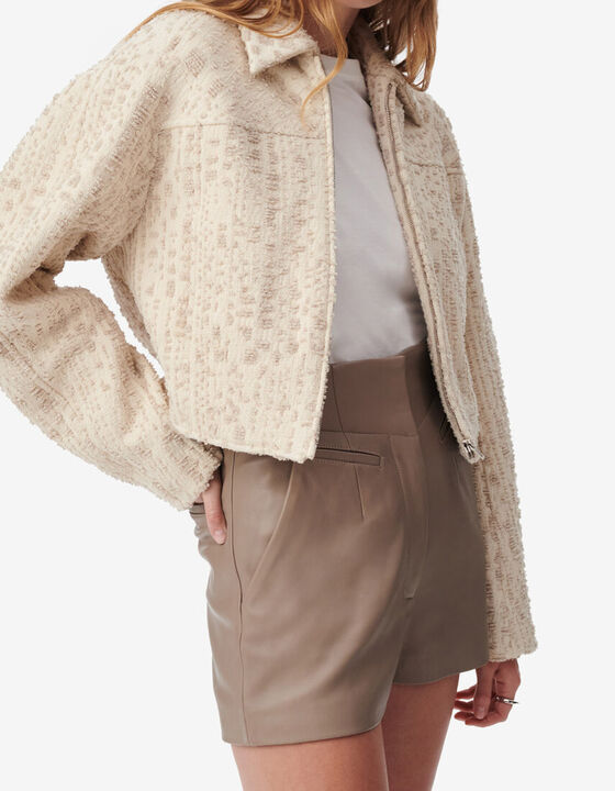 CROPPED TWEED JACKET