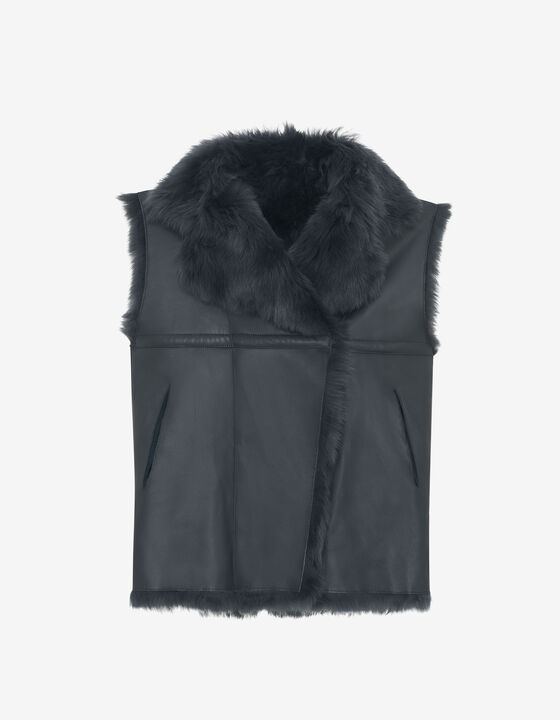 SHEARLING VEST