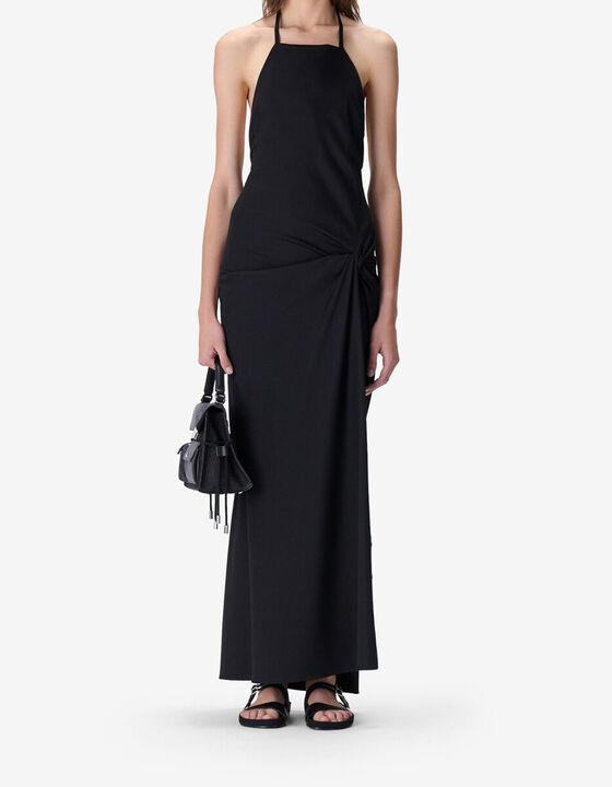 LONG STRAPLESS DRESS