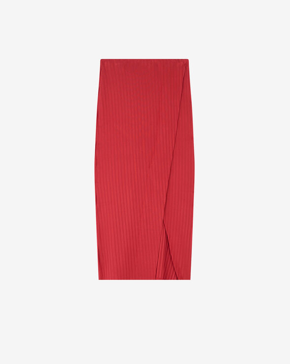 BILAGA RIBBED MIDI SKIRT