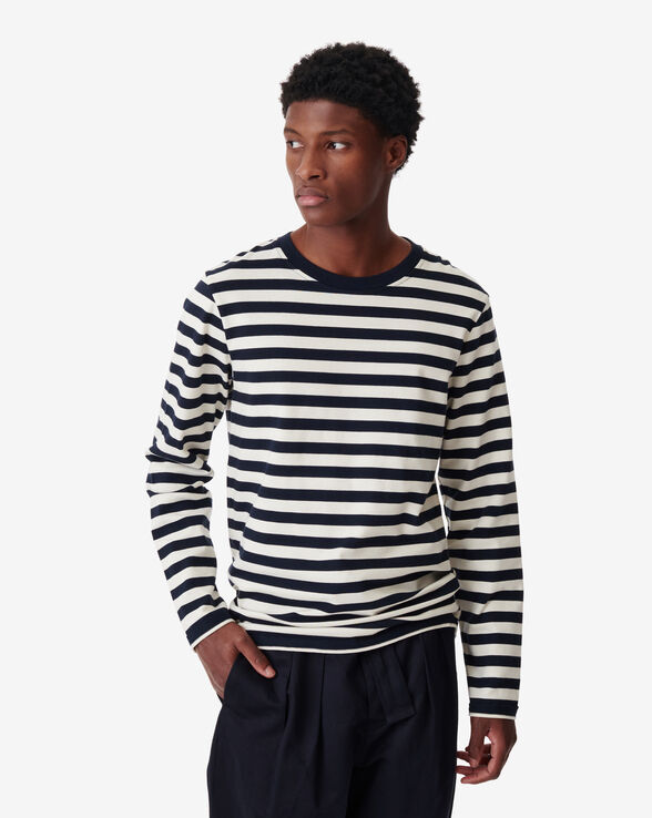 ZERDO STRIPED ROUND NECK T-SHIRT