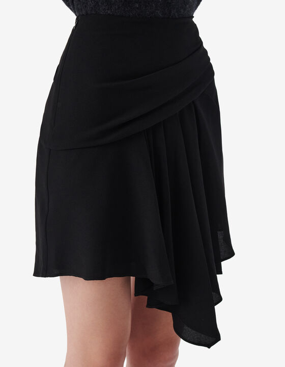 SHORT DRAPED SKIRT