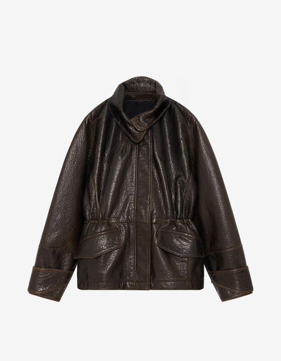 LEATHER PARKA