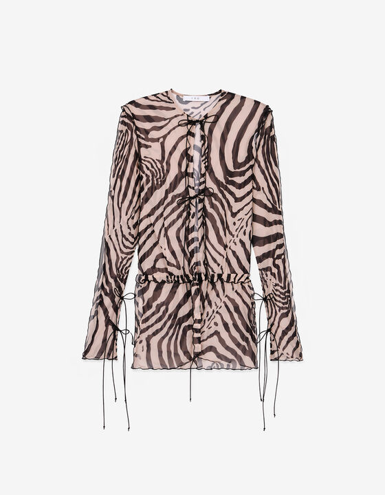 PRINTED LONG-SLEEVED TOP