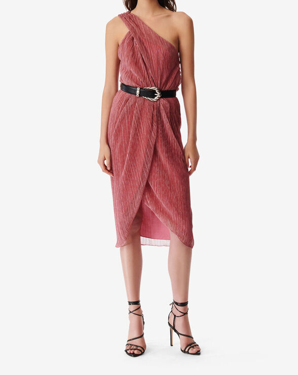 ROBE MIDI ASYMÉTRIQUE CATIJA