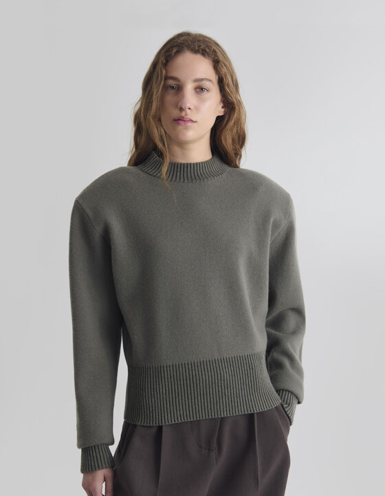 HIGH-NECK SWEATER