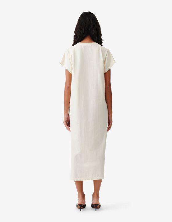 SLIT T-SHIRT DRESS
