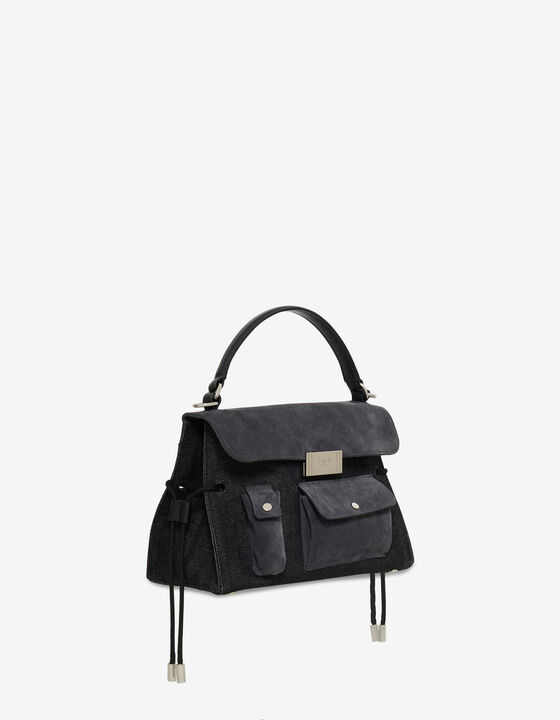 DENIM SHOULDER BAG